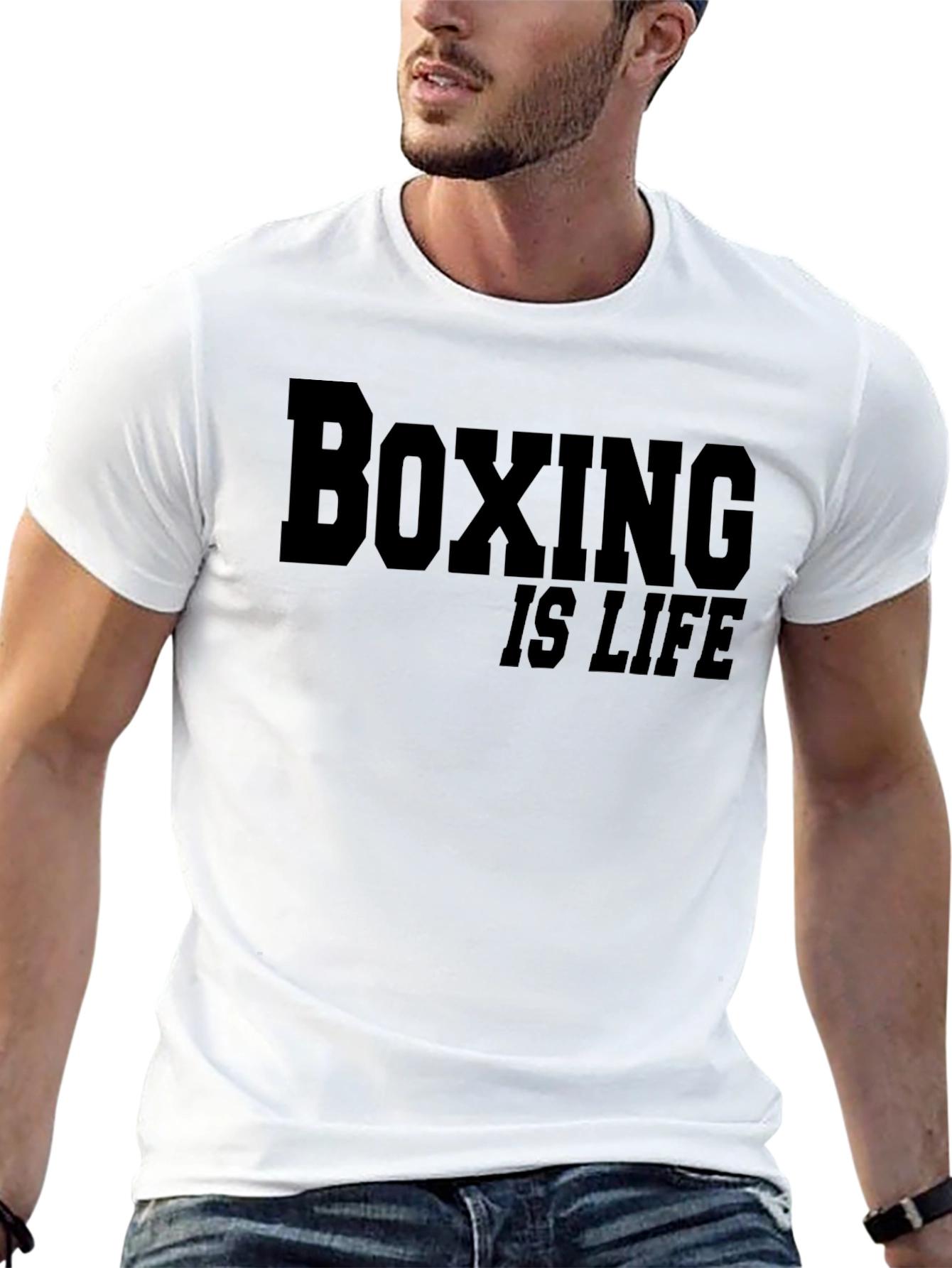 Boxing is Life T-Shirt - Black Graphic Tee