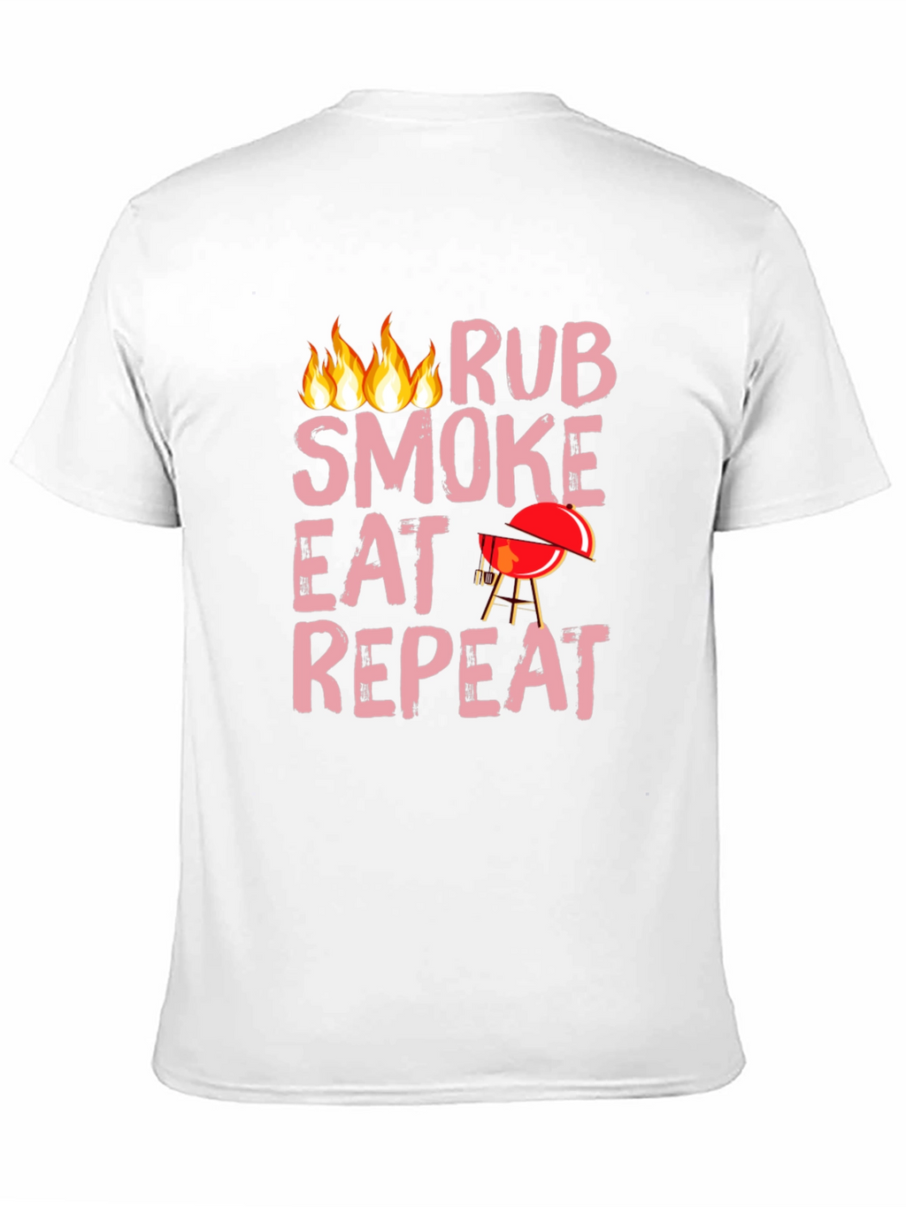 BBQ Rub Smoke Eat Repeat Black T-Shirt