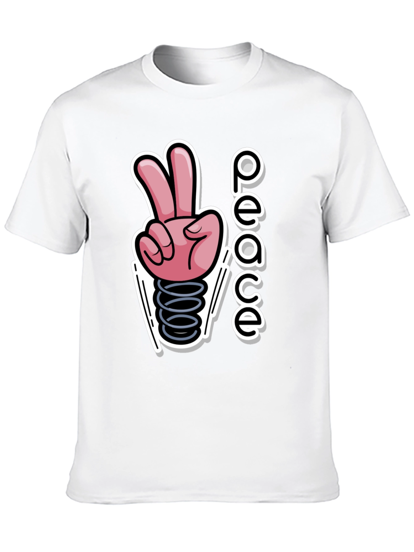 Peace Sign Graphic T-Shirt - Spring Into Style!