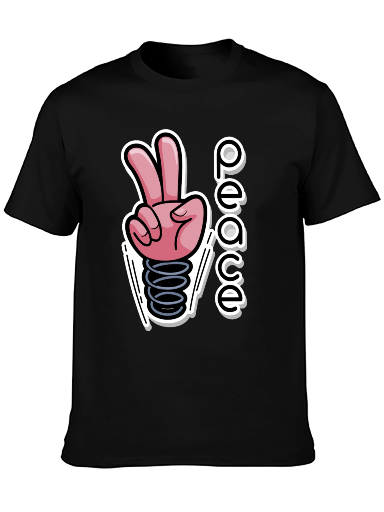 Peace Sign Graphic T-Shirt - Spring Into Style!