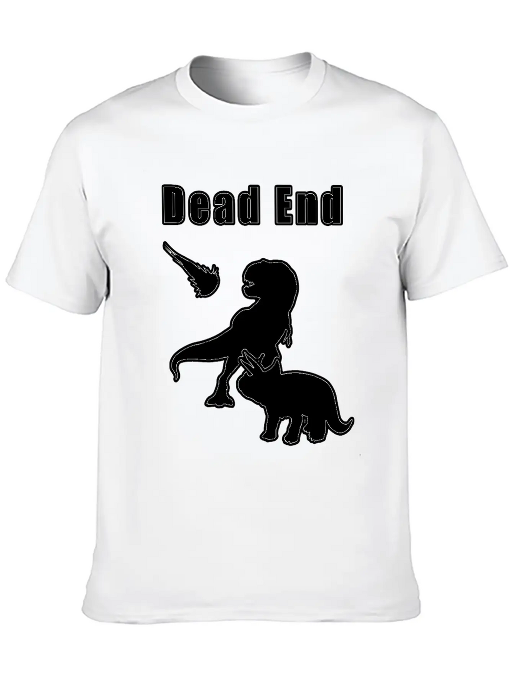 Dead End Dinosaurs Essential Cotton Tee For Daily Outfits – Unisex Style
