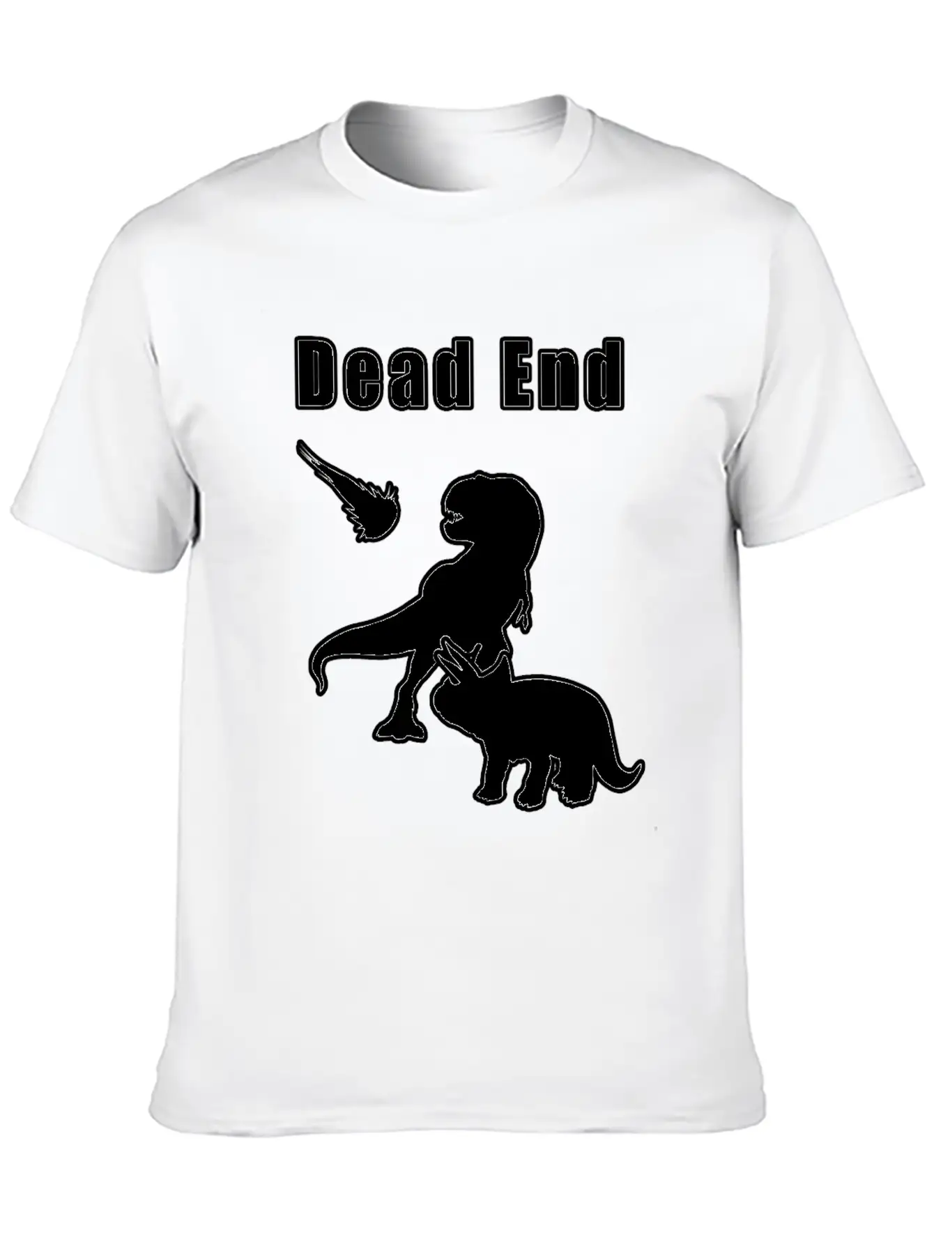 Dead End Dinosaurs Essential Cotton Tee For Daily Outfits – Unisex Style