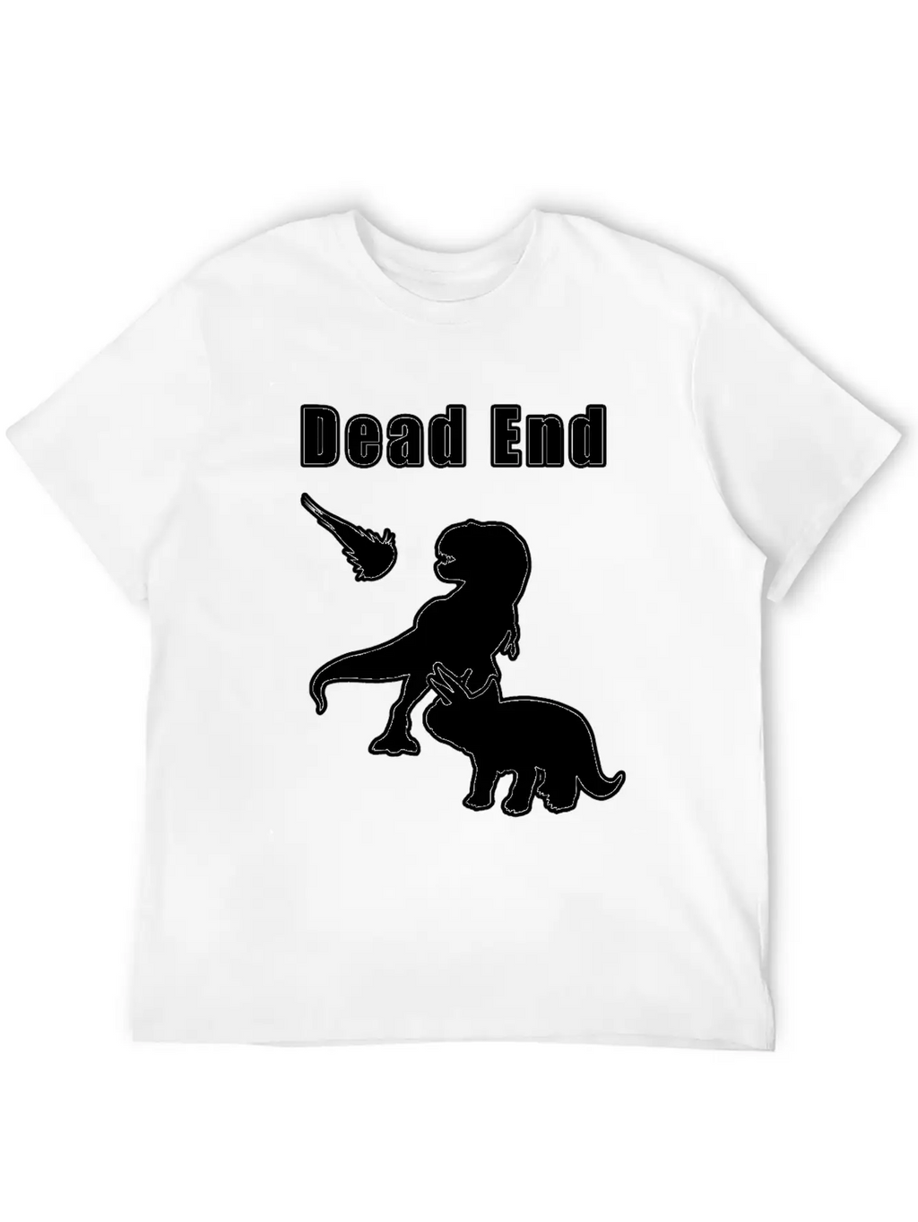 Dead End Dinosaurs Essential Cotton Tee For Daily Outfits – Unisex Style