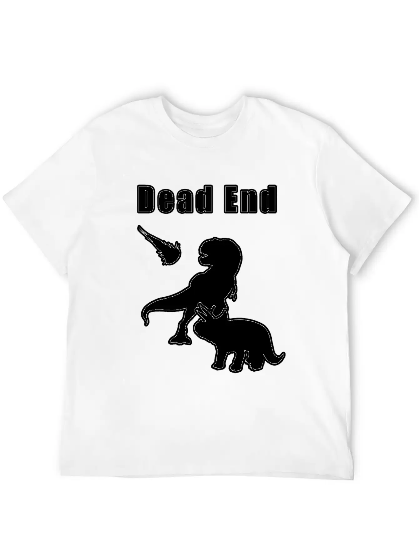 Dead End Dinosaurs Essential Cotton Tee For Daily Outfits – Unisex Style