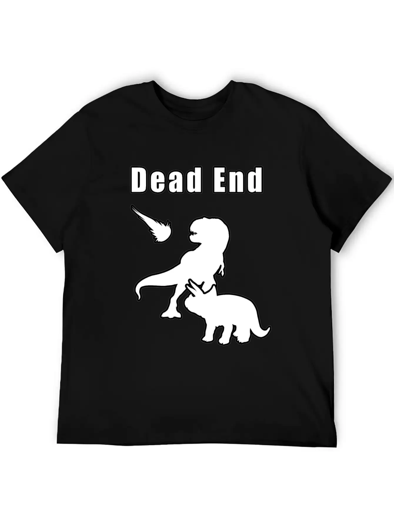Dead End Dinosaurs Essential Cotton Tee For Daily Outfits – Unisex Style
