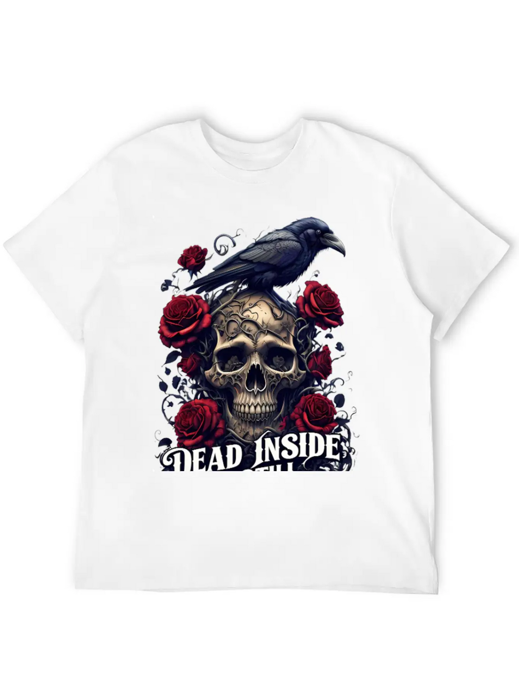 "Dead Inside, But Still Stylish" Timeless Short Sleeve Tee – Comfy And Minimalist Design