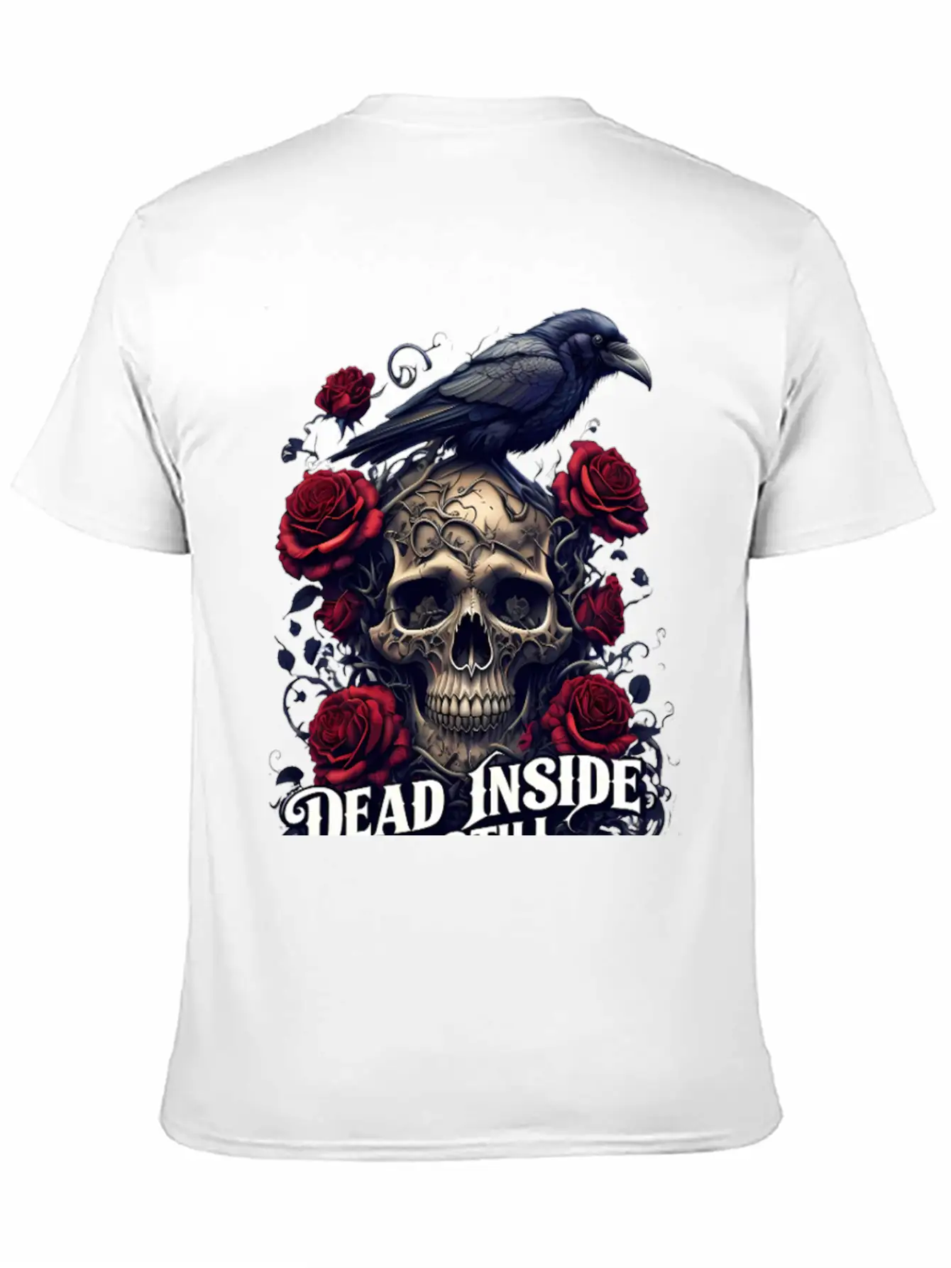 "Dead Inside, But Still Stylish" Timeless Short Sleeve Tee – Comfy And Minimalist Design