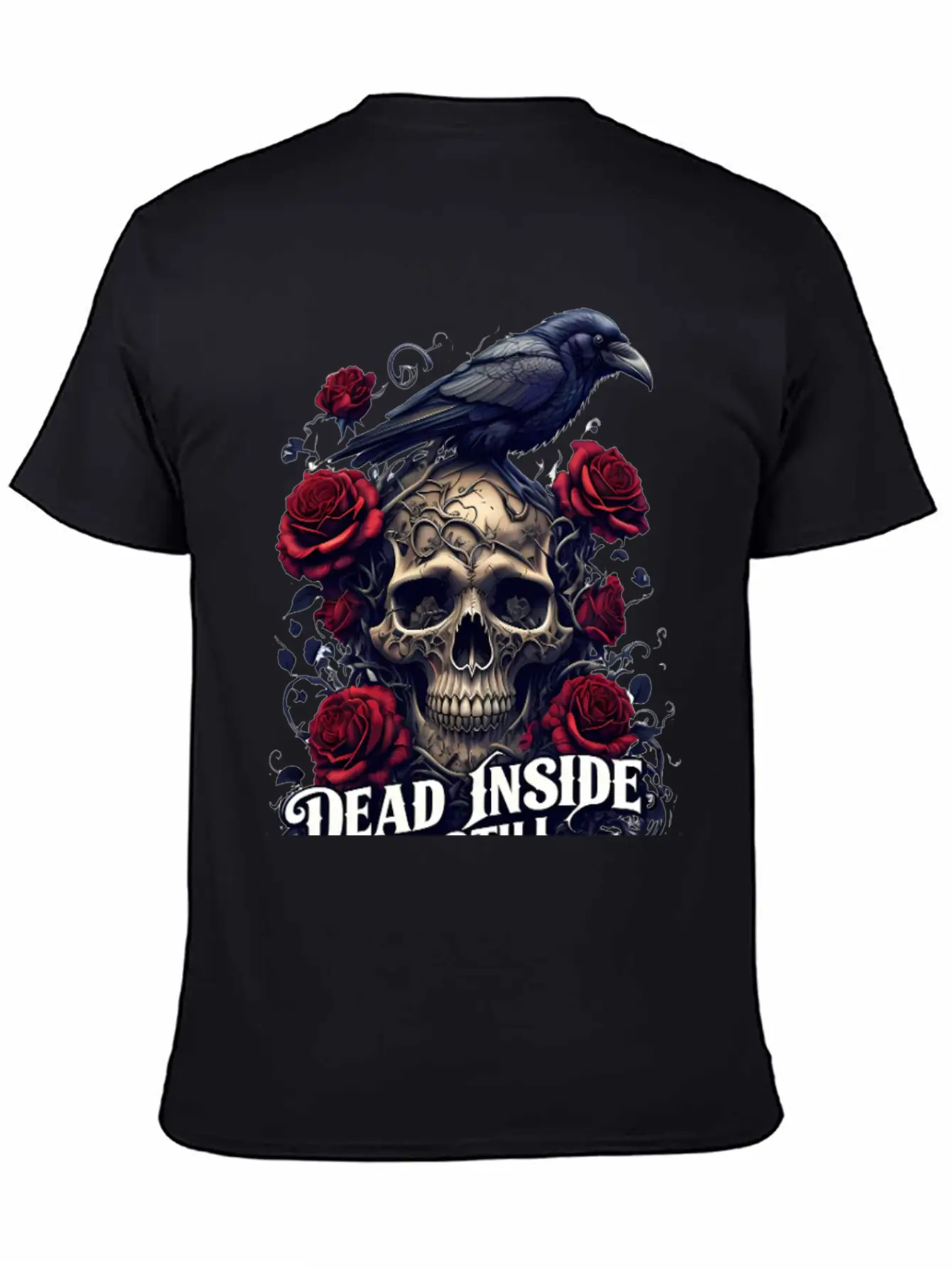 "Dead Inside, But Still Stylish" Timeless Short Sleeve Tee – Comfy And Minimalist Design