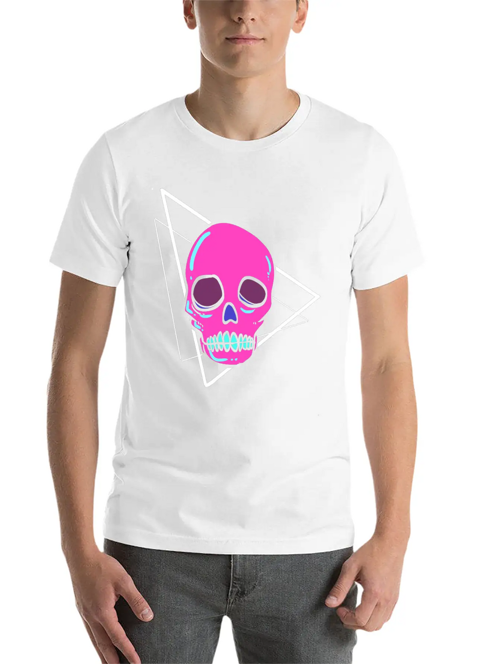 Dead Inside Skull Artist Gift Classic Cotton Tee – Unisex Comfort For Any Season