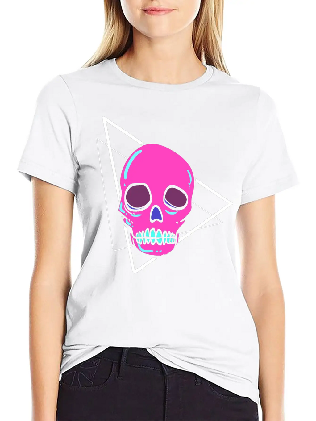 Dead Inside Skull Artist Gift Classic Cotton Tee – Unisex Comfort For Any Season