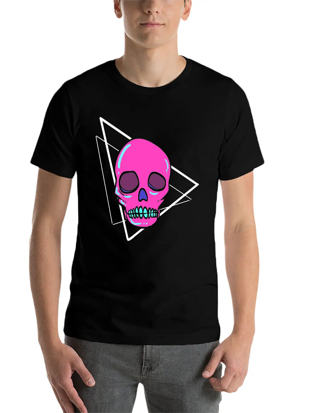 Dead Inside Skull Artist Gift Classic Cotton Tee – Unisex Comfort For Any Season
