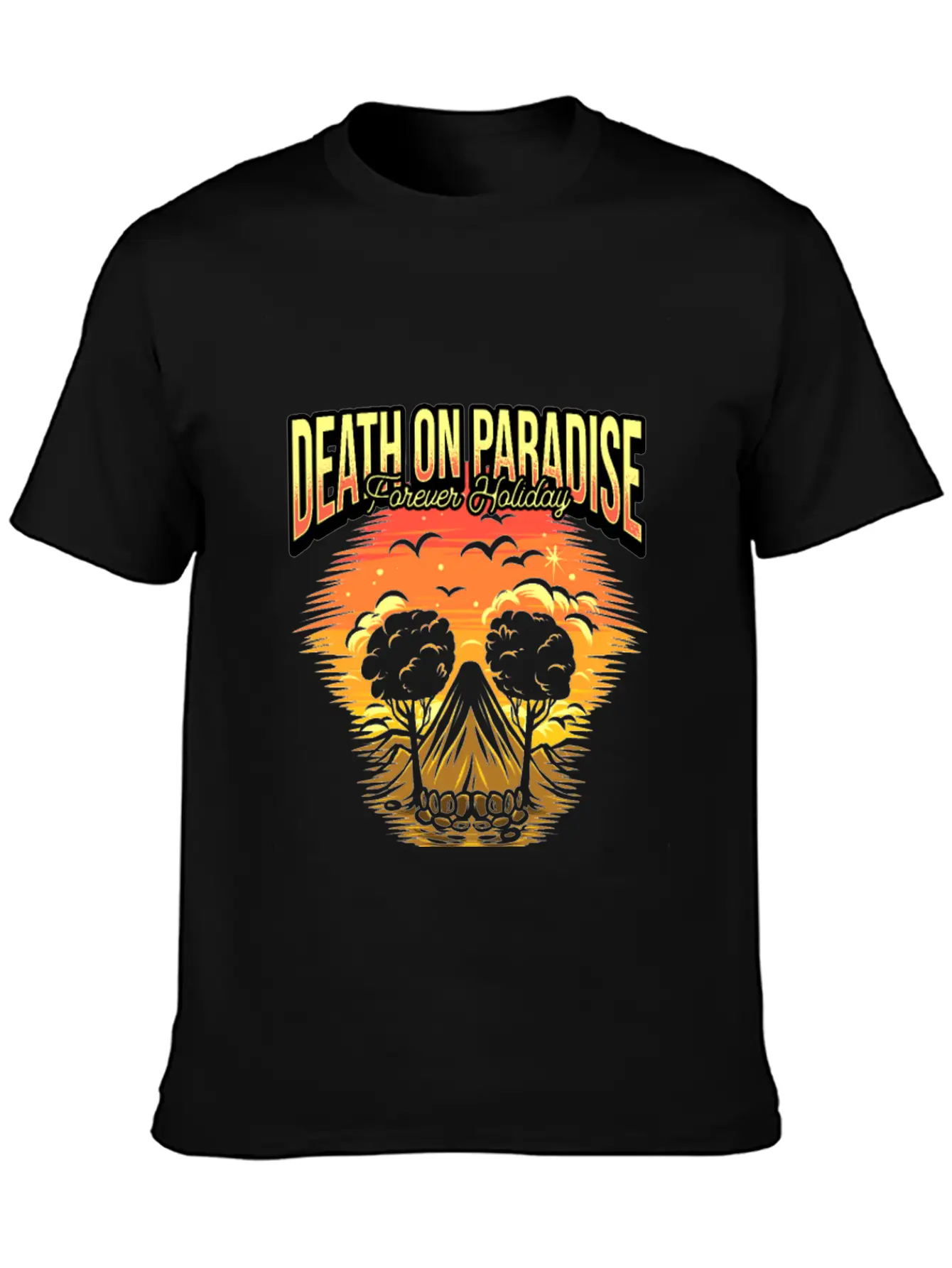 Death On Paradise/ Save The Planet Timeless Short Sleeve Tee – Comfy And Minimalist Design