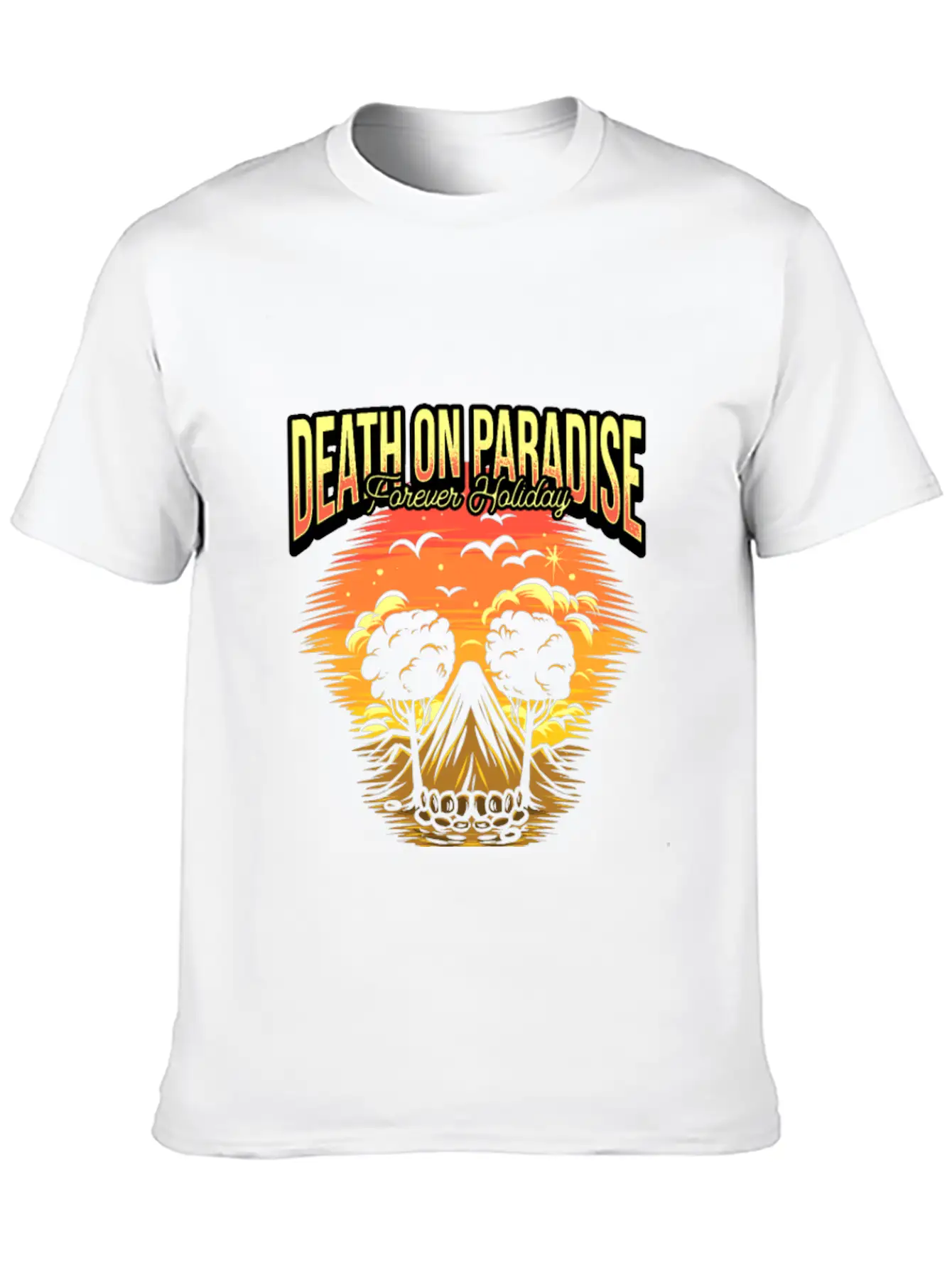 Death On Paradise/ Save The Planet Timeless Short Sleeve Tee – Comfy And Minimalist Design