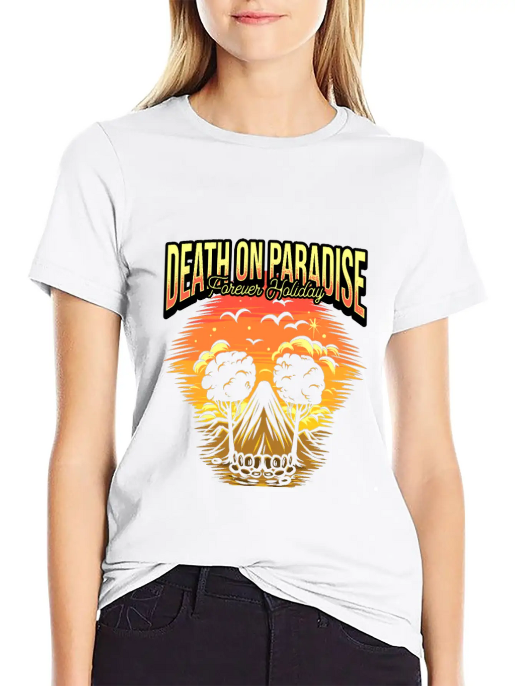 Death On Paradise/ Save The Planet Timeless Short Sleeve Tee – Comfy And Minimalist Design