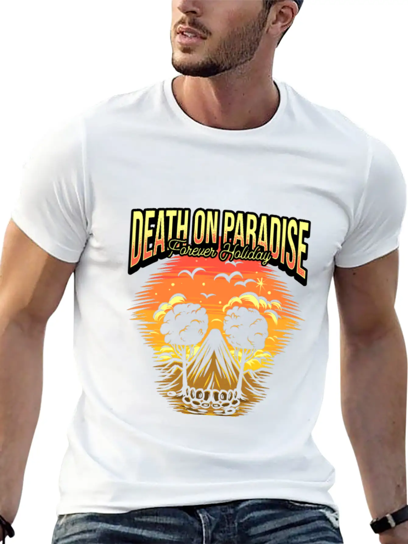 Death On Paradise/ Save The Planet Timeless Short Sleeve Tee – Comfy And Minimalist Design