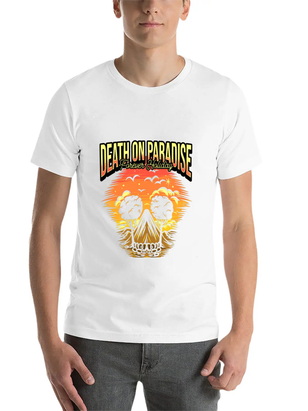 Death On Paradise/ Save The Planet Timeless Short Sleeve Tee – Comfy And Minimalist Design