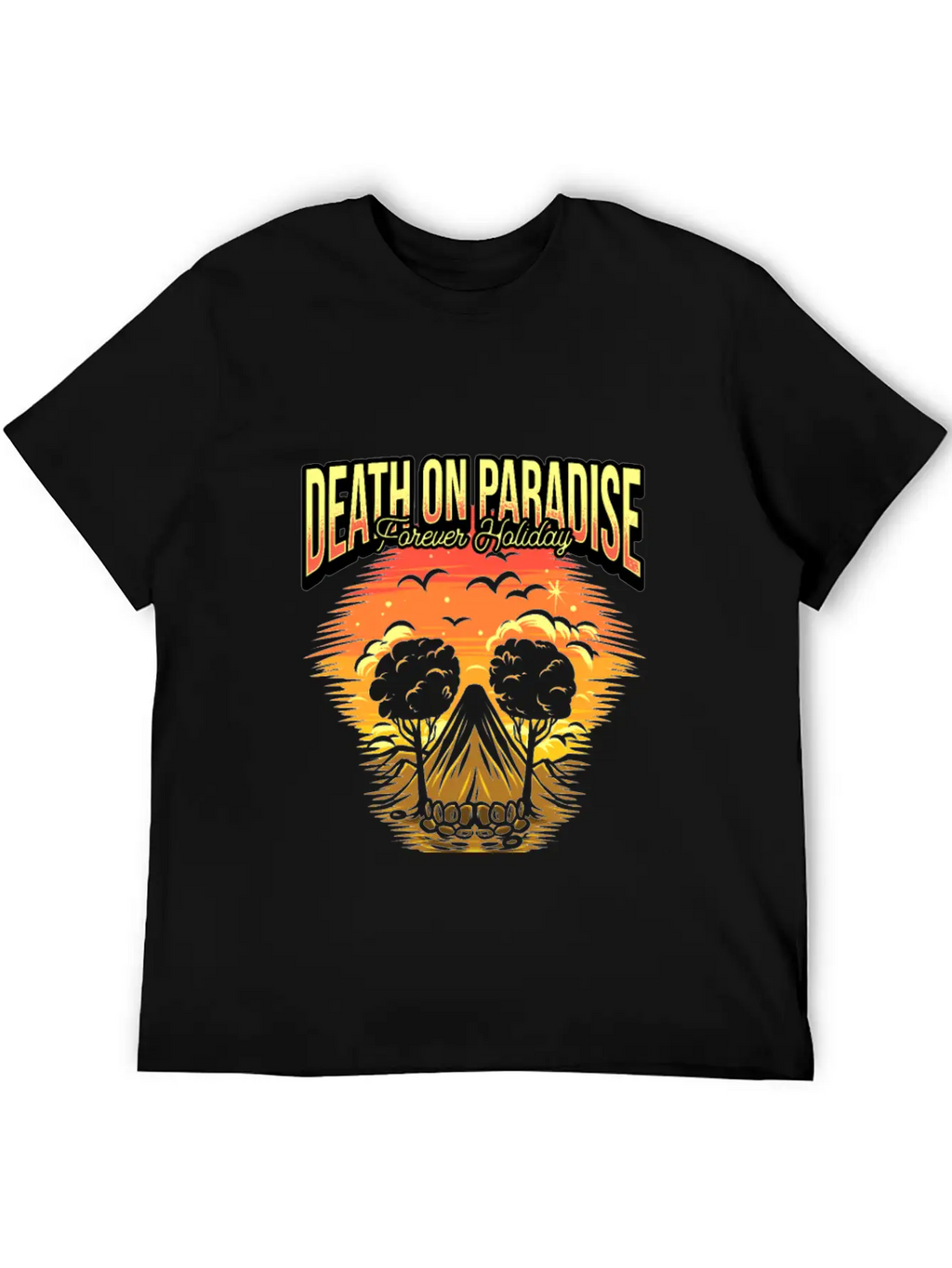 Death On Paradise/ Save The Planet Timeless Short Sleeve Tee – Comfy And Minimalist Design
