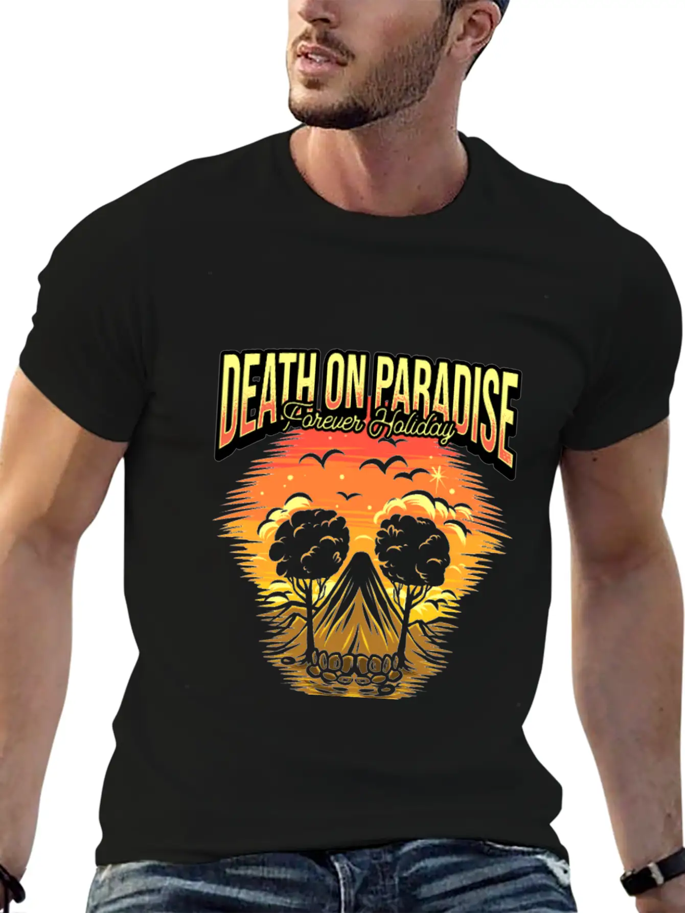 Death On Paradise/ Save The Planet Timeless Short Sleeve Tee – Comfy And Minimalist Design