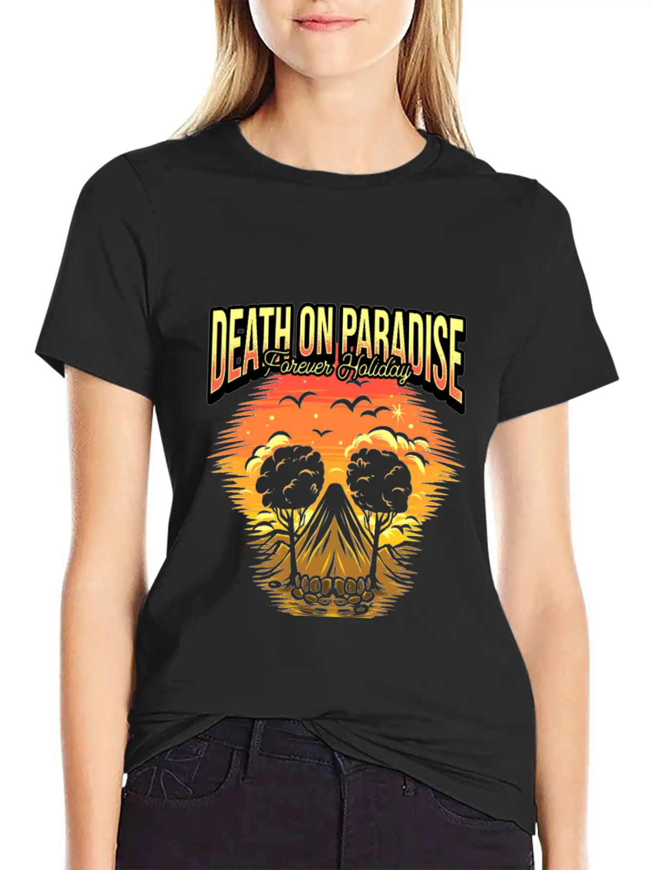 Death On Paradise/ Save The Planet Timeless Short Sleeve Tee – Comfy And Minimalist Design
