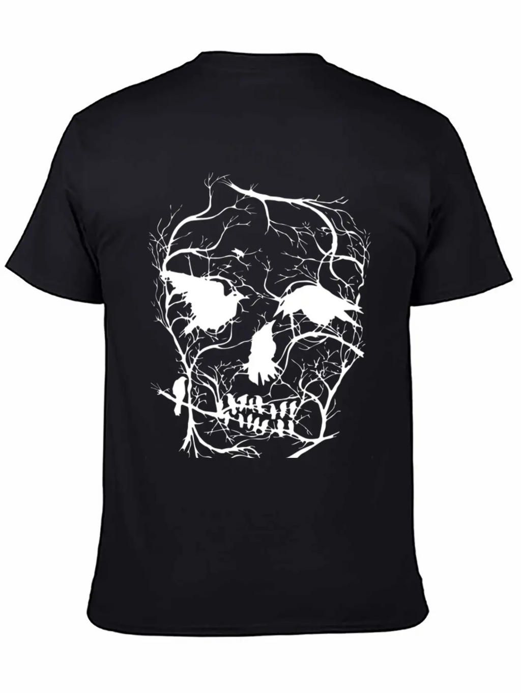Death Skull Tree Bird Banksy Street Art Graffiti S Modern Fit Casual T-Shirt – Clean And Versatile Design