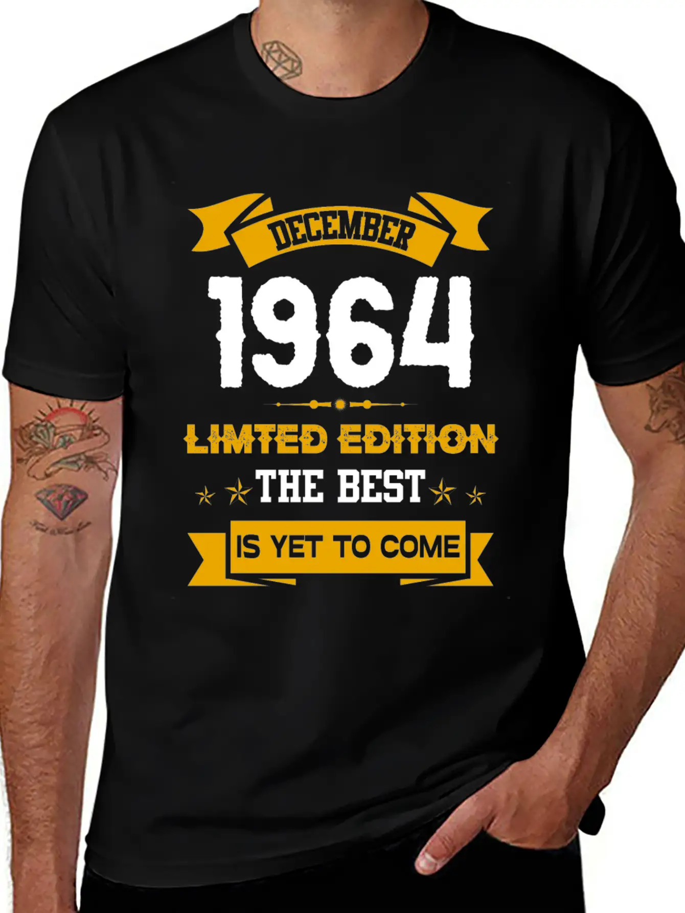 December 1964 Birthday Surprise Breathable Graphic T-Shirt – Perfect For Casual Days