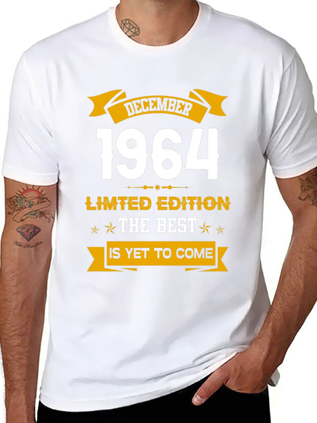 December 1964 Birthday Surprise Breathable Graphic T-Shirt – Perfect For Casual Days