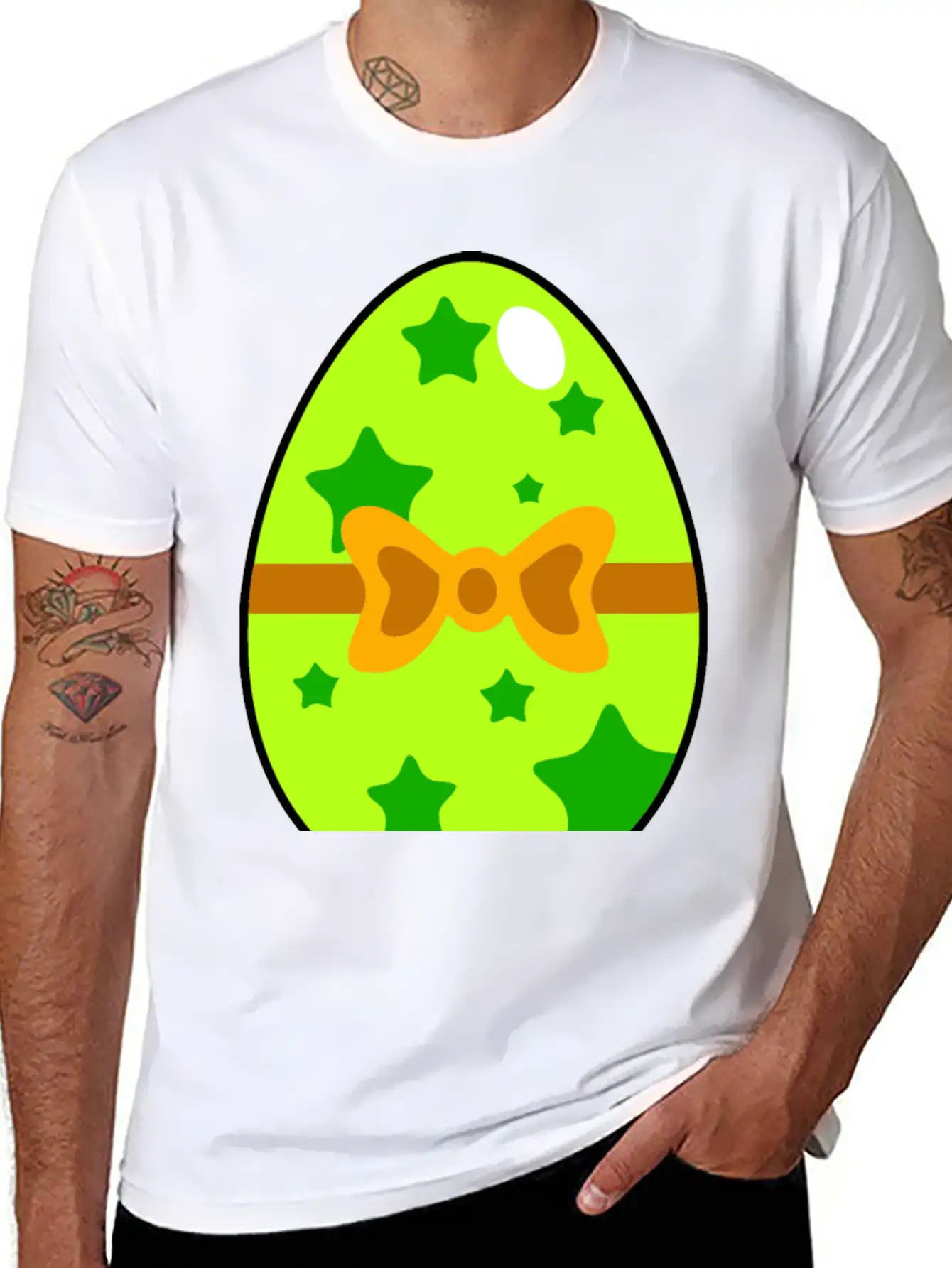 Decorated Egg 4 Stylish Everyday T-Shirt – Unisex Basic Cotton Tee