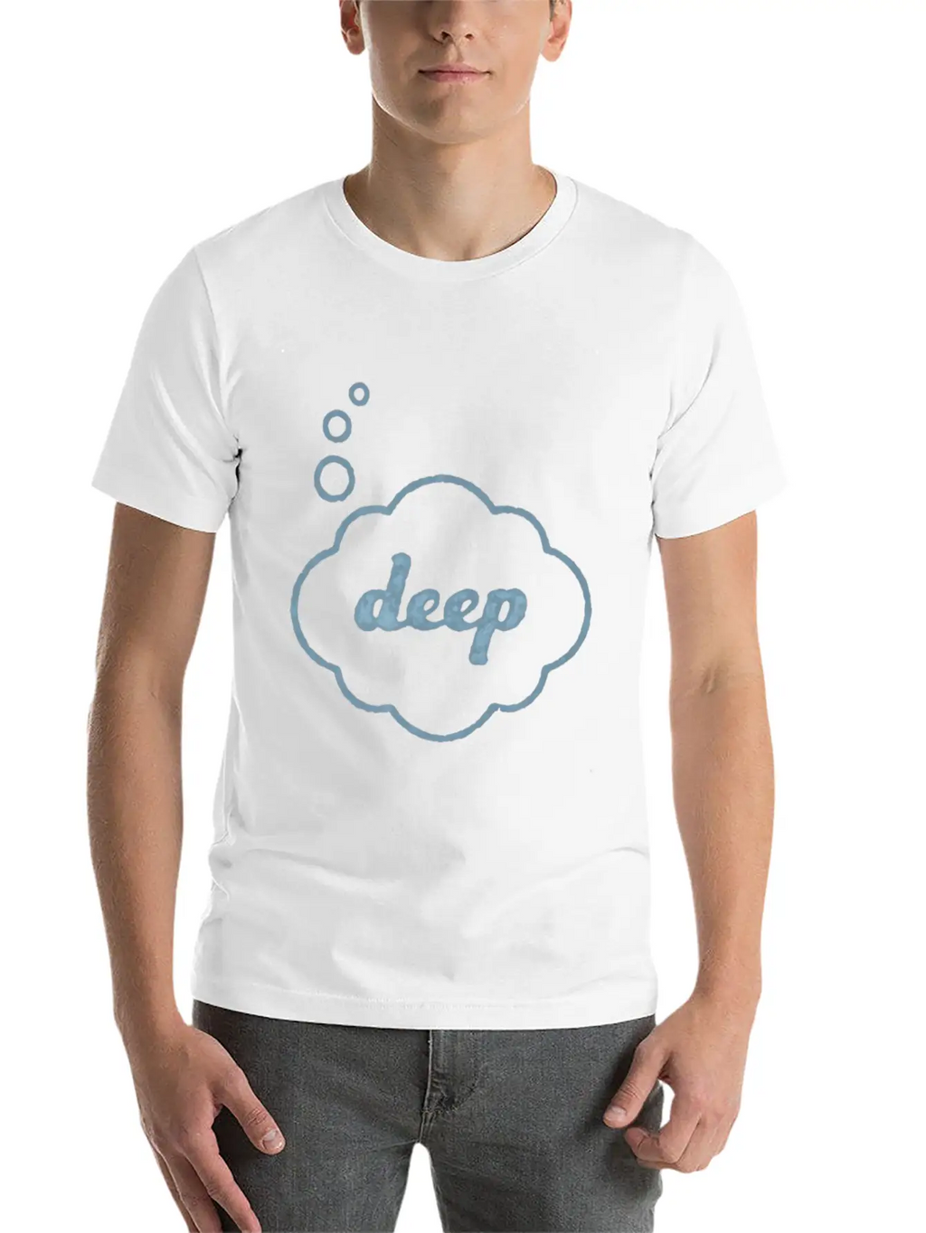 Deep Thought Funny Sarcasm Graphic For Men Women Relaxed Everyday Tee – Lightweight And Durable Cotton