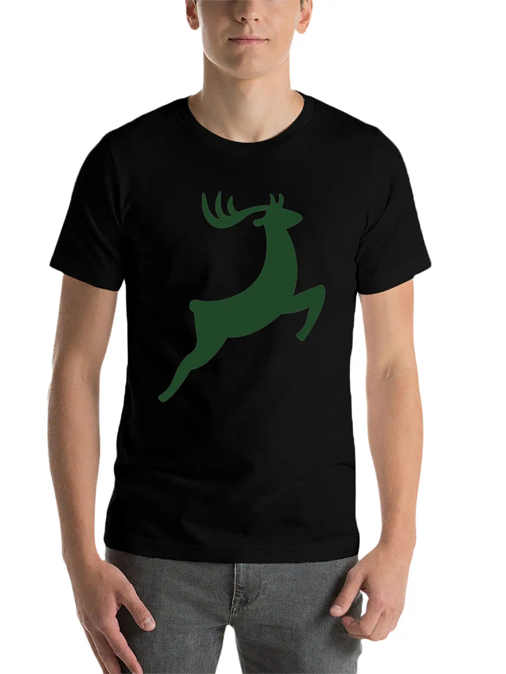 Deer Basic Graphic T-Shirt – Daily Comfort In Soft Cotton