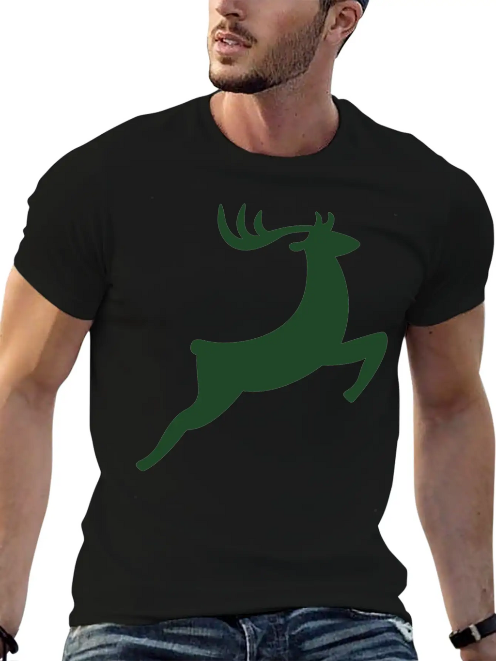 Deer Basic Graphic T-Shirt – Daily Comfort In Soft Cotton