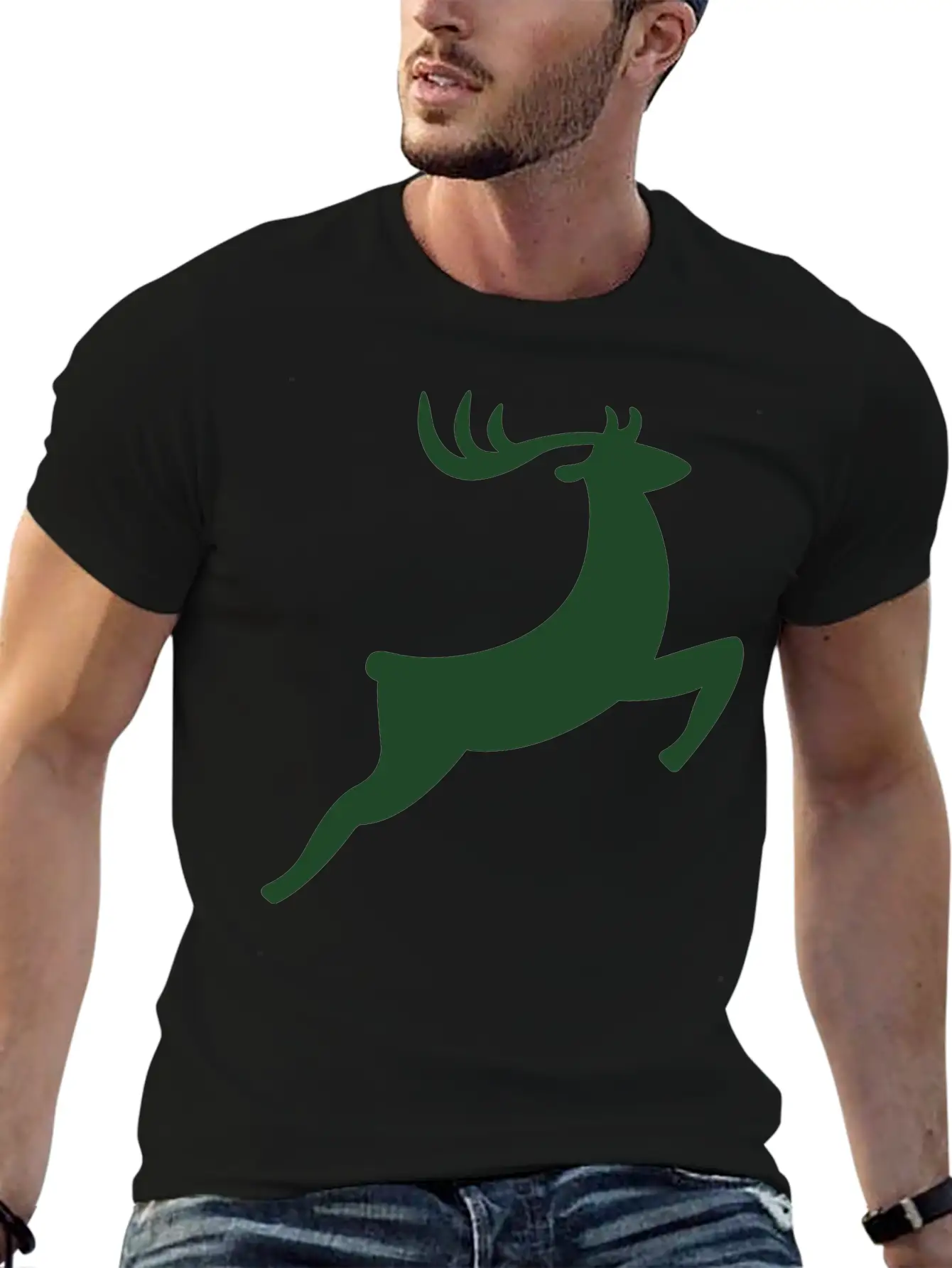 Deer Basic Graphic T-Shirt – Daily Comfort In Soft Cotton