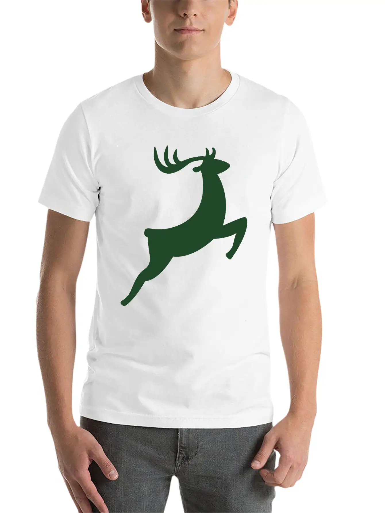 Deer Basic Graphic T-Shirt – Daily Comfort In Soft Cotton