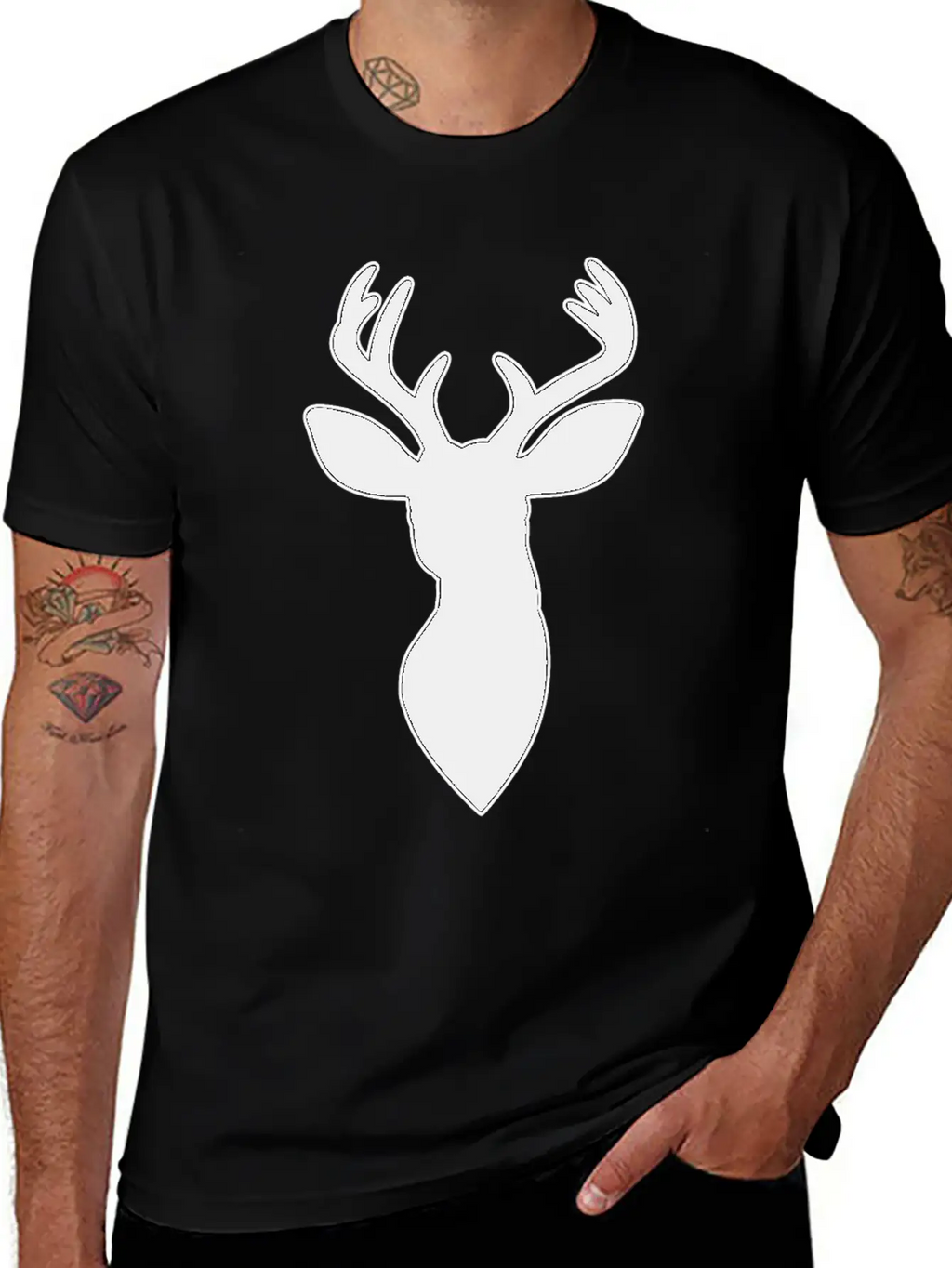 Deer Essential Cotton Tee For Daily Outfits – Unisex Style