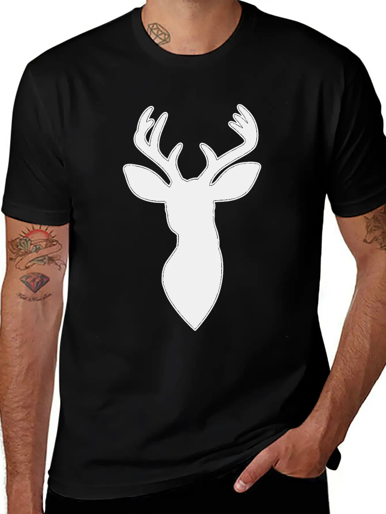 Deer Essential Cotton Tee For Daily Outfits – Unisex Style