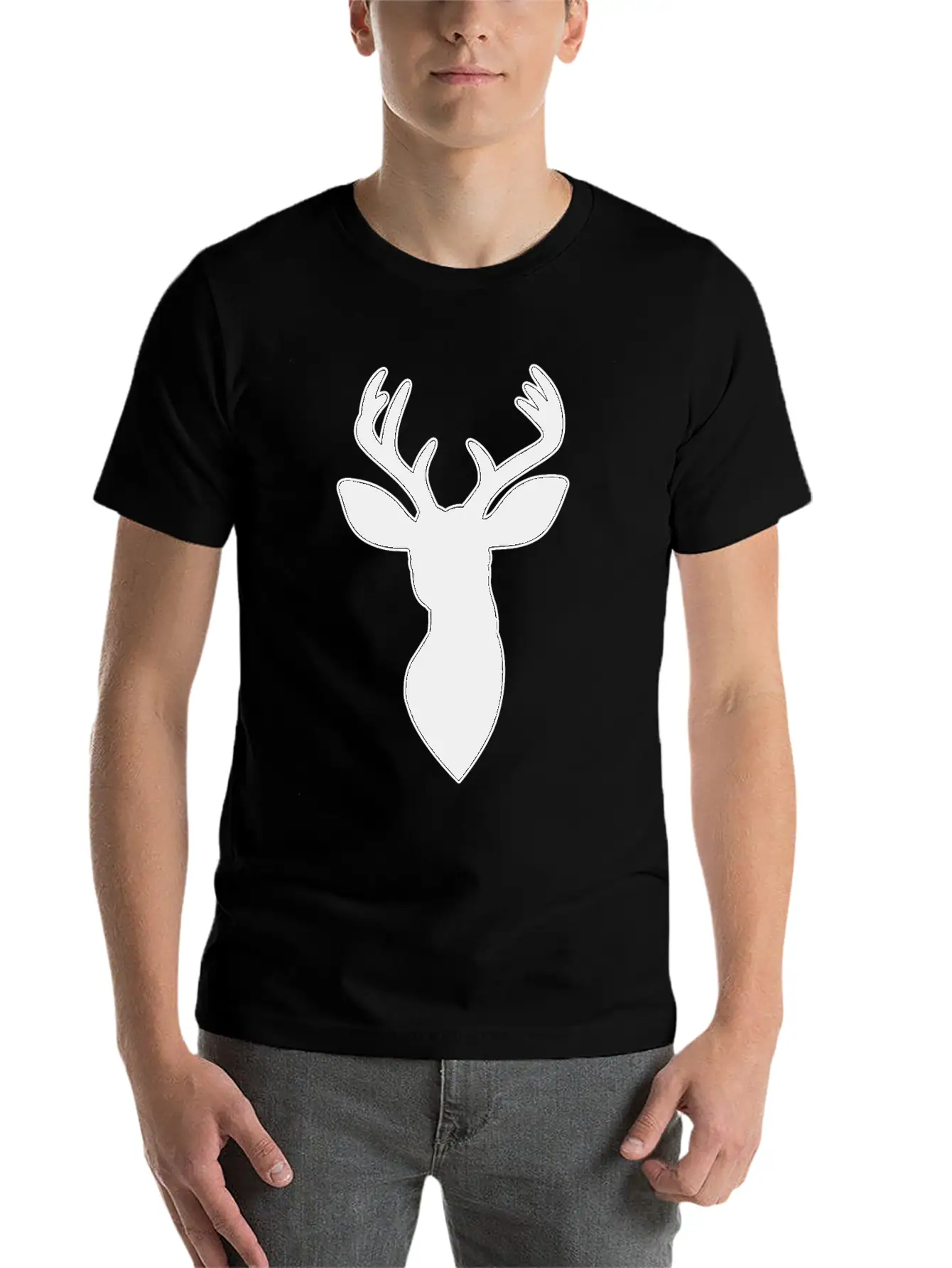 Deer Essential Cotton Tee For Daily Outfits – Unisex Style