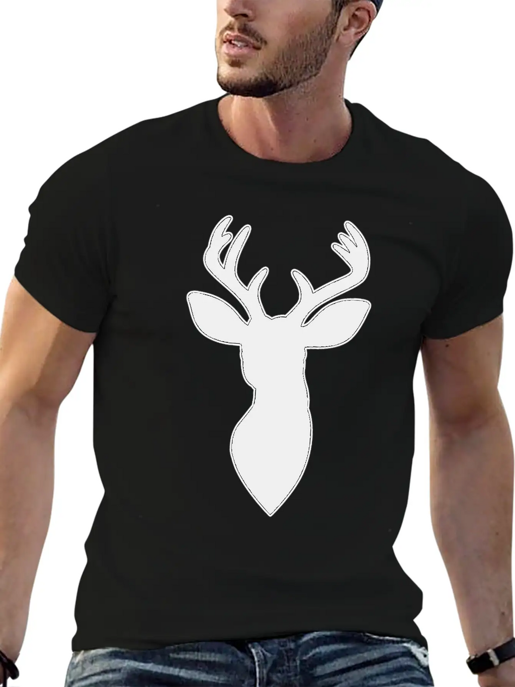 Deer Essential Cotton Tee For Daily Outfits – Unisex Style
