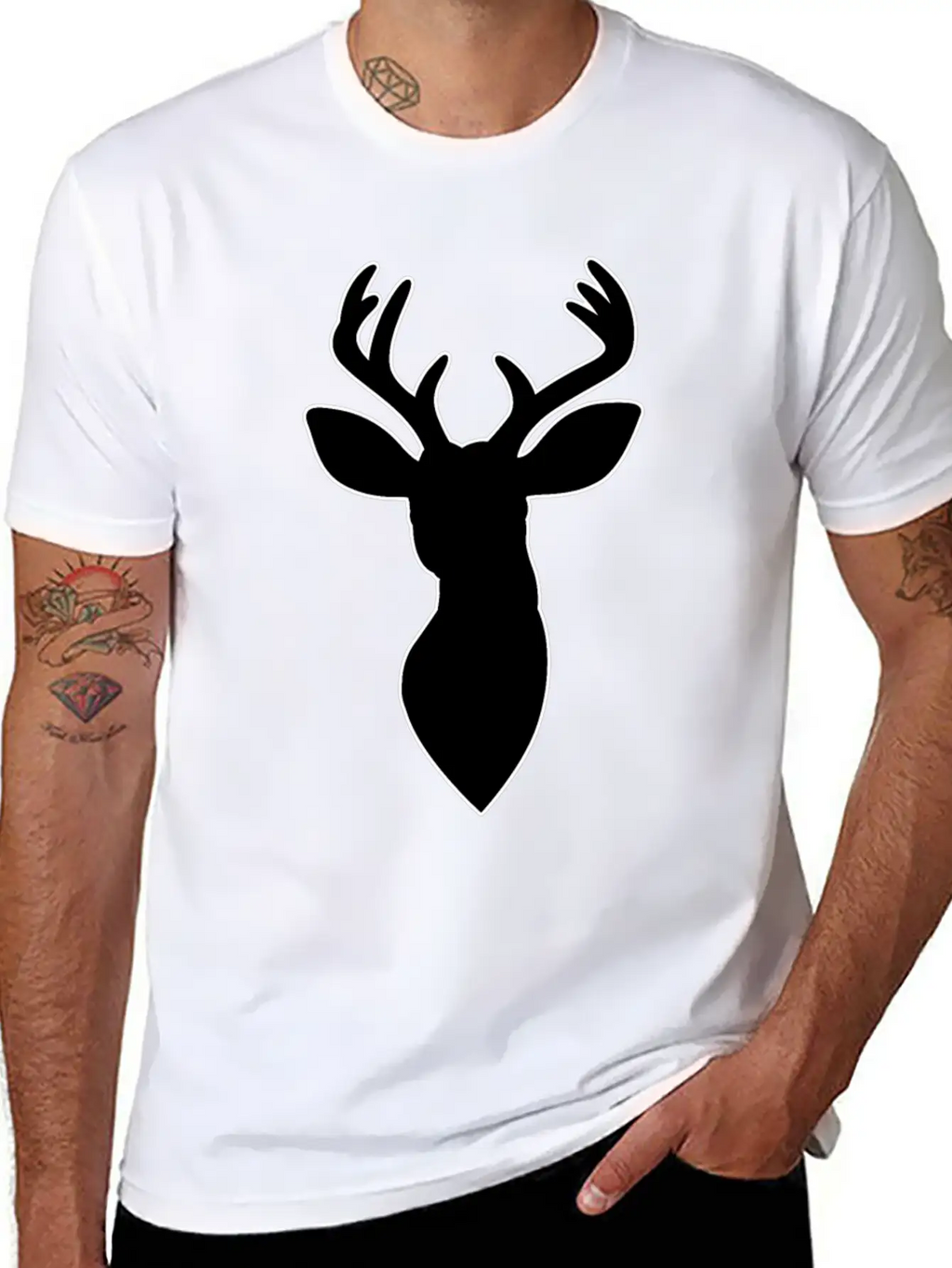 Deer Essential Cotton Tee For Daily Outfits – Unisex Style