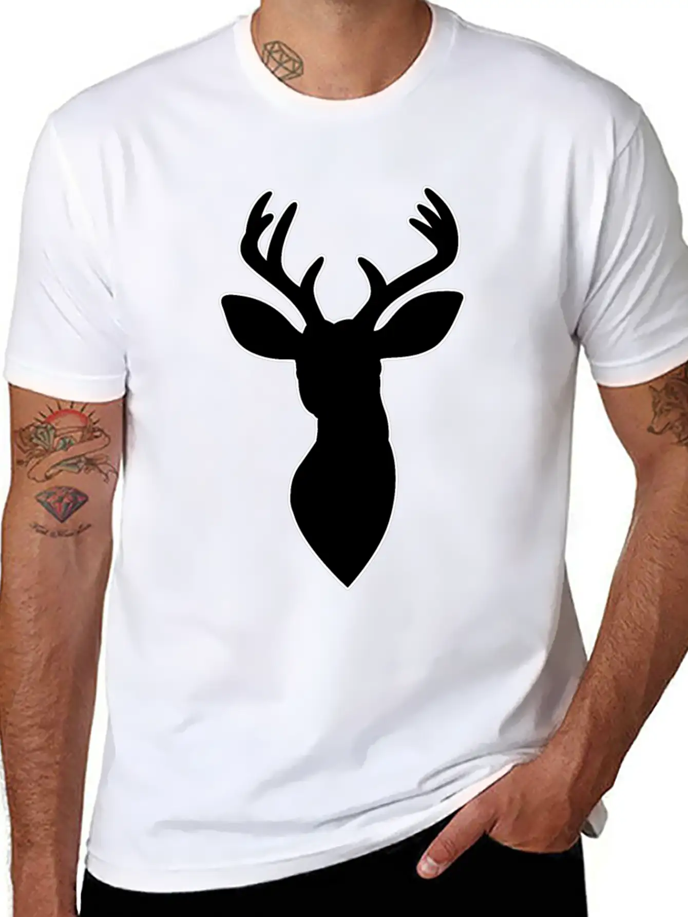 Deer Essential Cotton Tee For Daily Outfits – Unisex Style