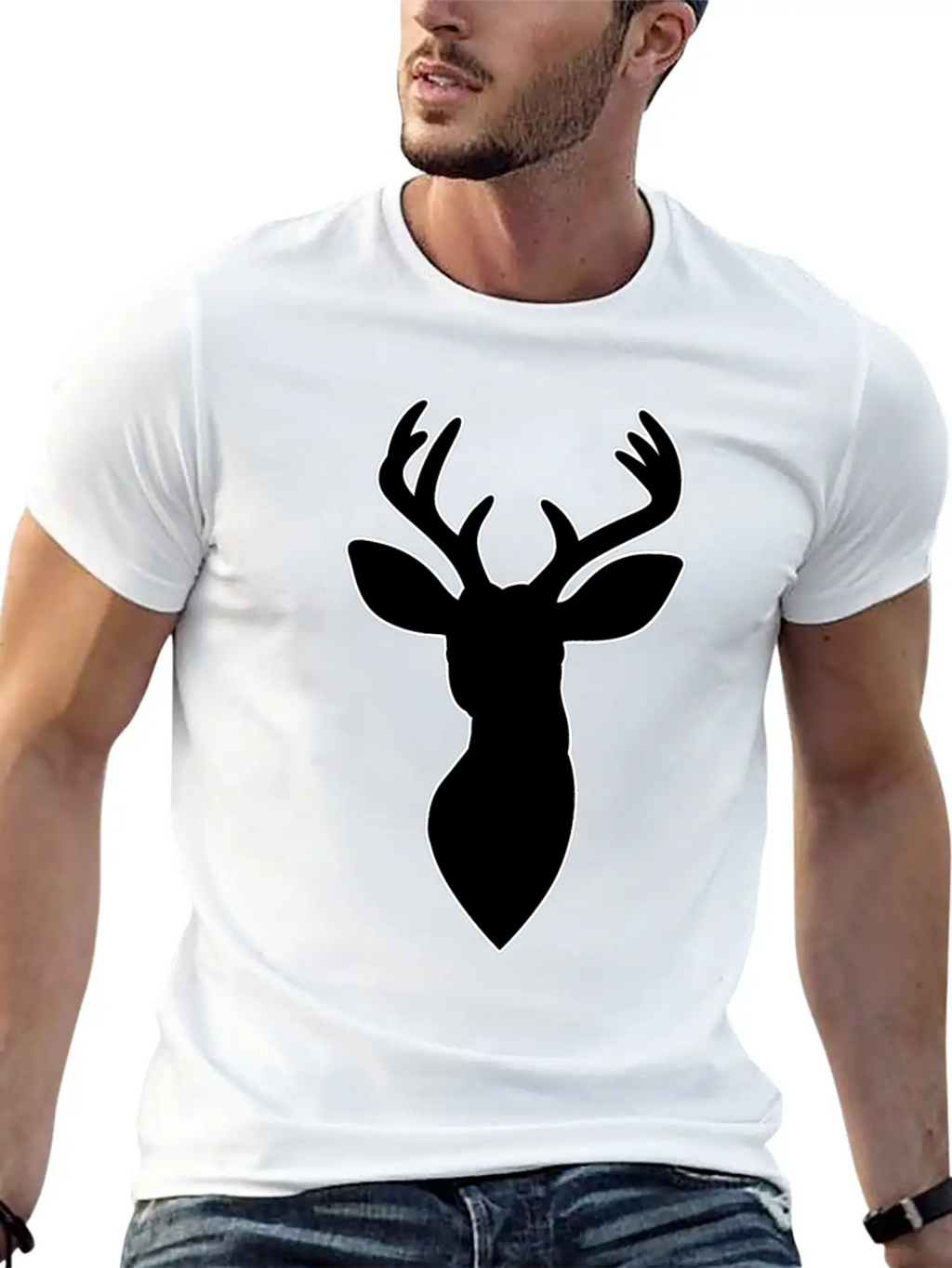 Deer Essential Cotton Tee For Daily Outfits – Unisex Style