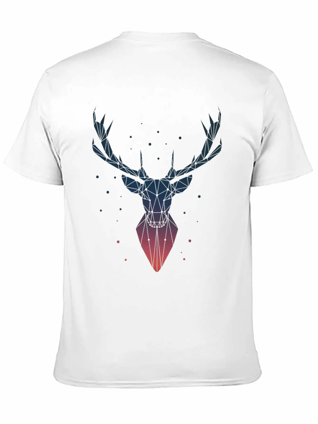 Deer Geometric Classic Cotton Tee – Unisex Comfort For Any Season