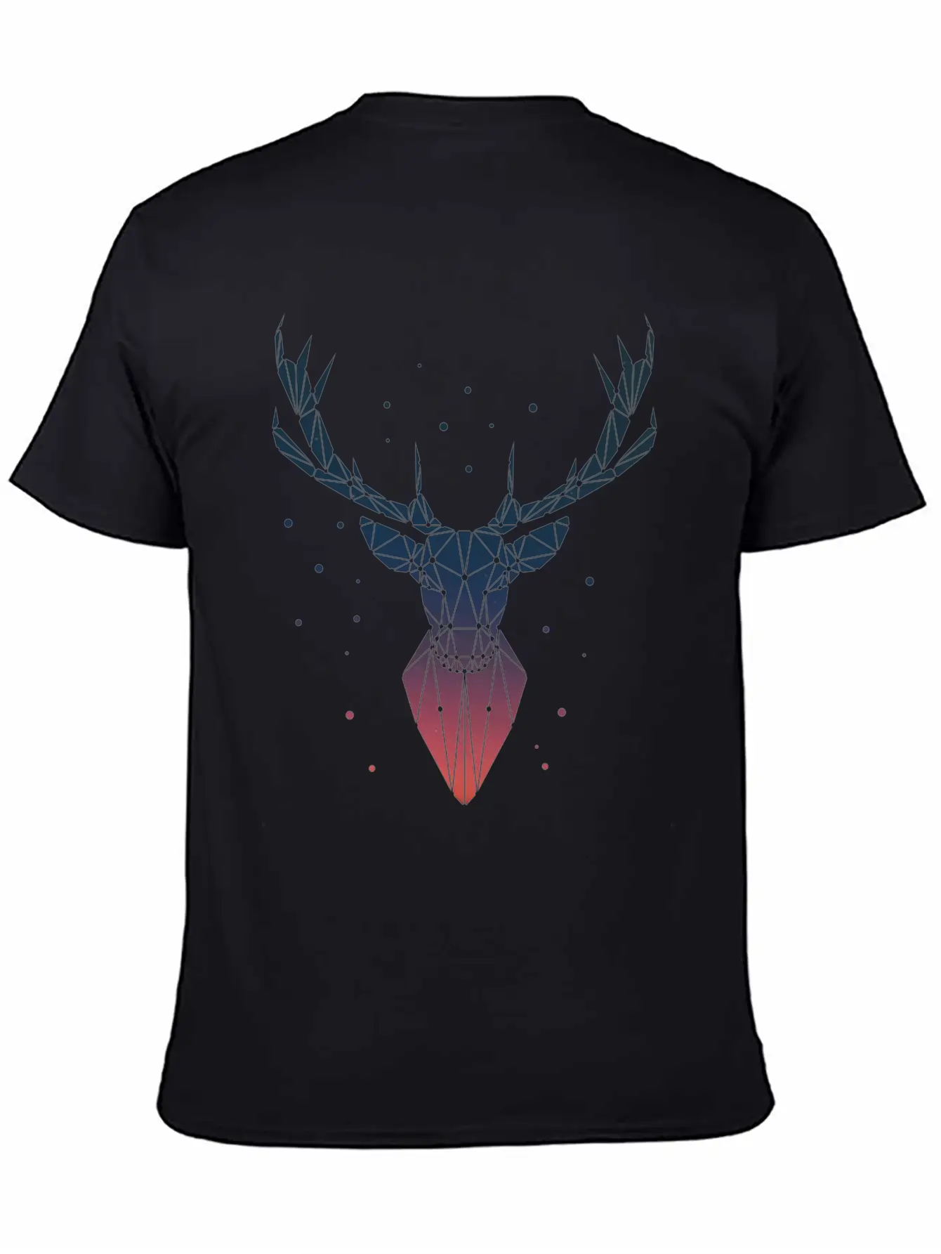 Deer Geometric Classic Cotton Tee – Unisex Comfort For Any Season