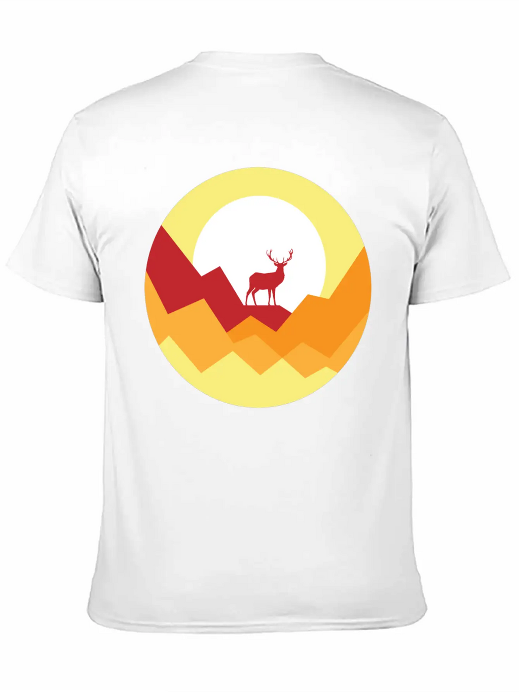 Deer Gift Nature Planet Forest Basic Graphic T-Shirt – Daily Comfort In Soft Cotton