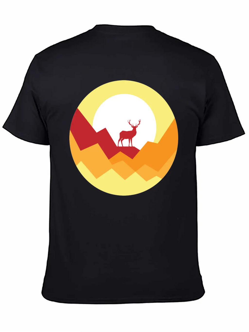 Deer Gift Nature Planet Forest Basic Graphic T-Shirt – Daily Comfort In Soft Cotton