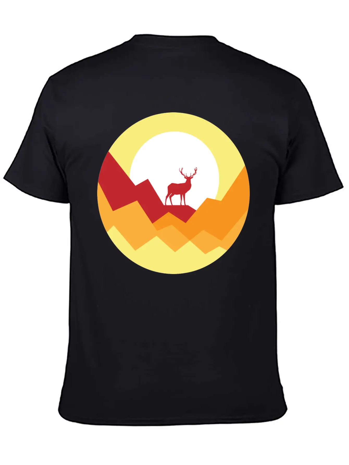 Deer Gift Nature Planet Forest Basic Graphic T-Shirt – Daily Comfort In Soft Cotton