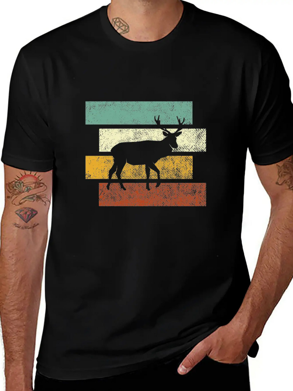 Deer Retro Relaxed Everyday Tee – Lightweight And Durable Cotton