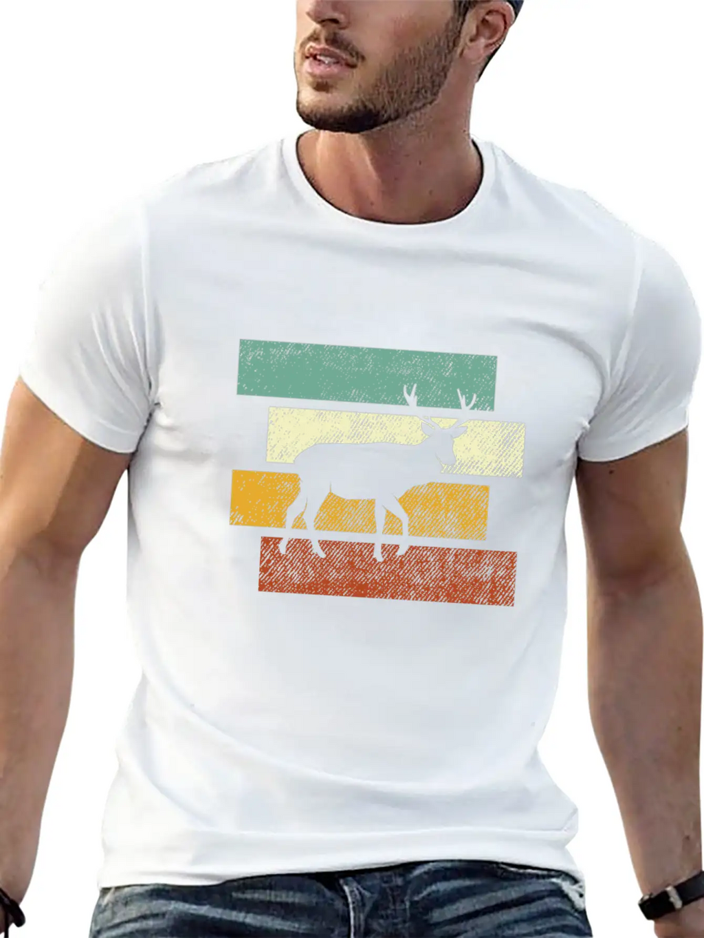 Deer Retro Relaxed Everyday Tee – Lightweight And Durable Cotton
