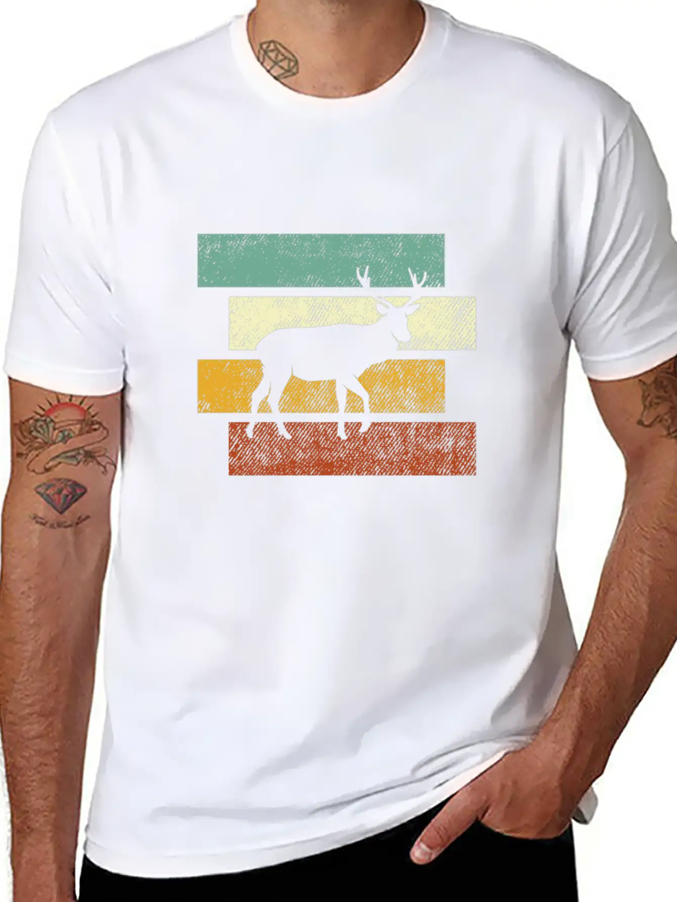 Deer Retro Relaxed Everyday Tee – Lightweight And Durable Cotton