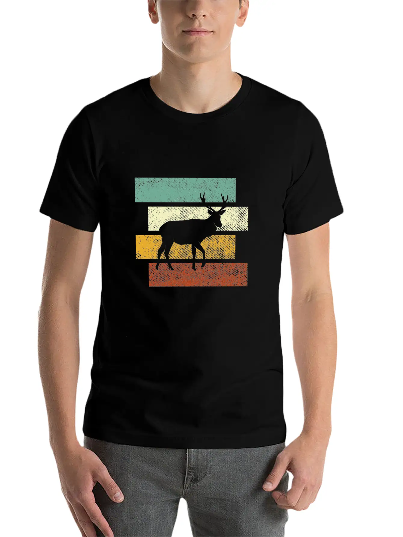 Deer Retro Relaxed Everyday Tee – Lightweight And Durable Cotton