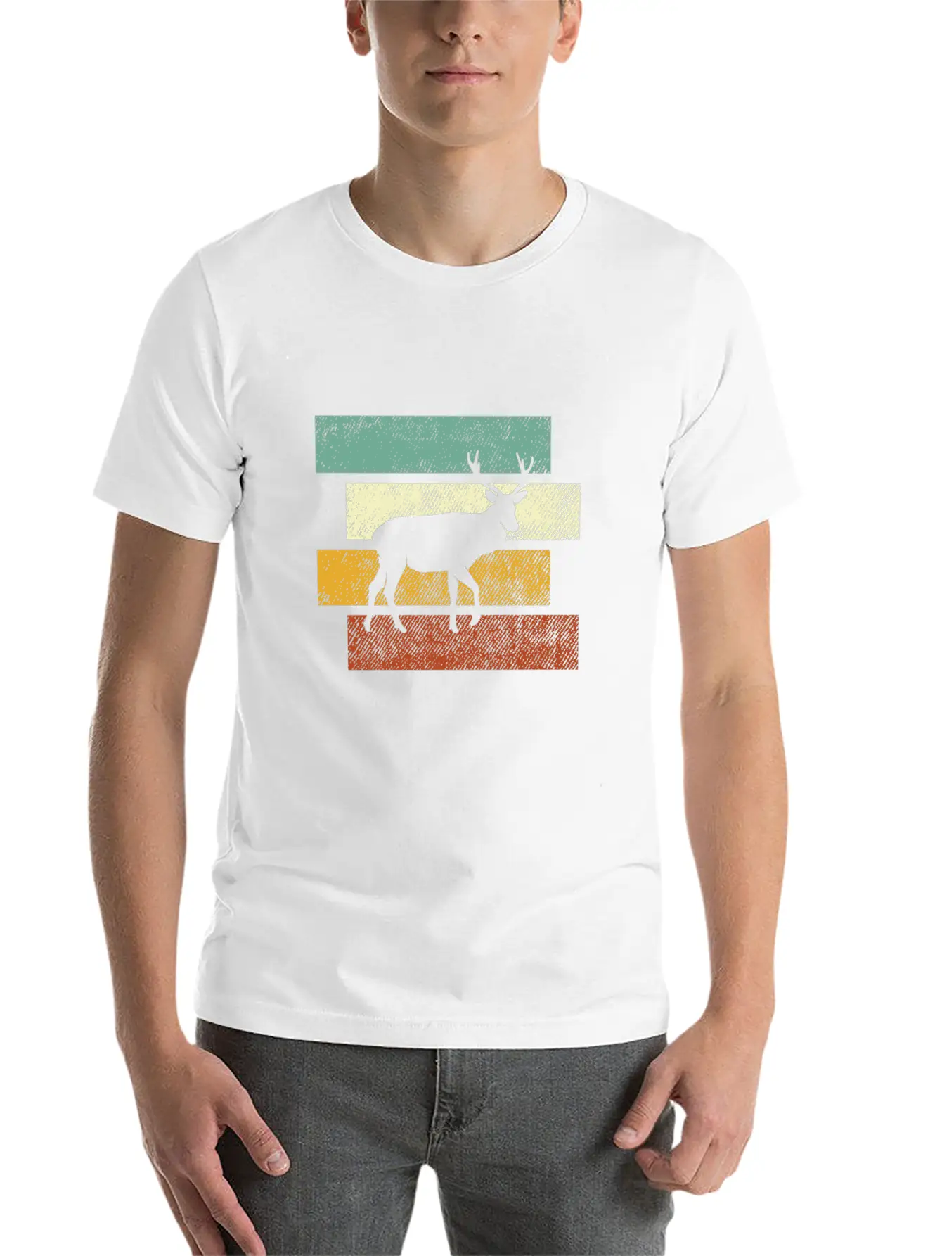 Deer Retro Relaxed Everyday Tee – Lightweight And Durable Cotton