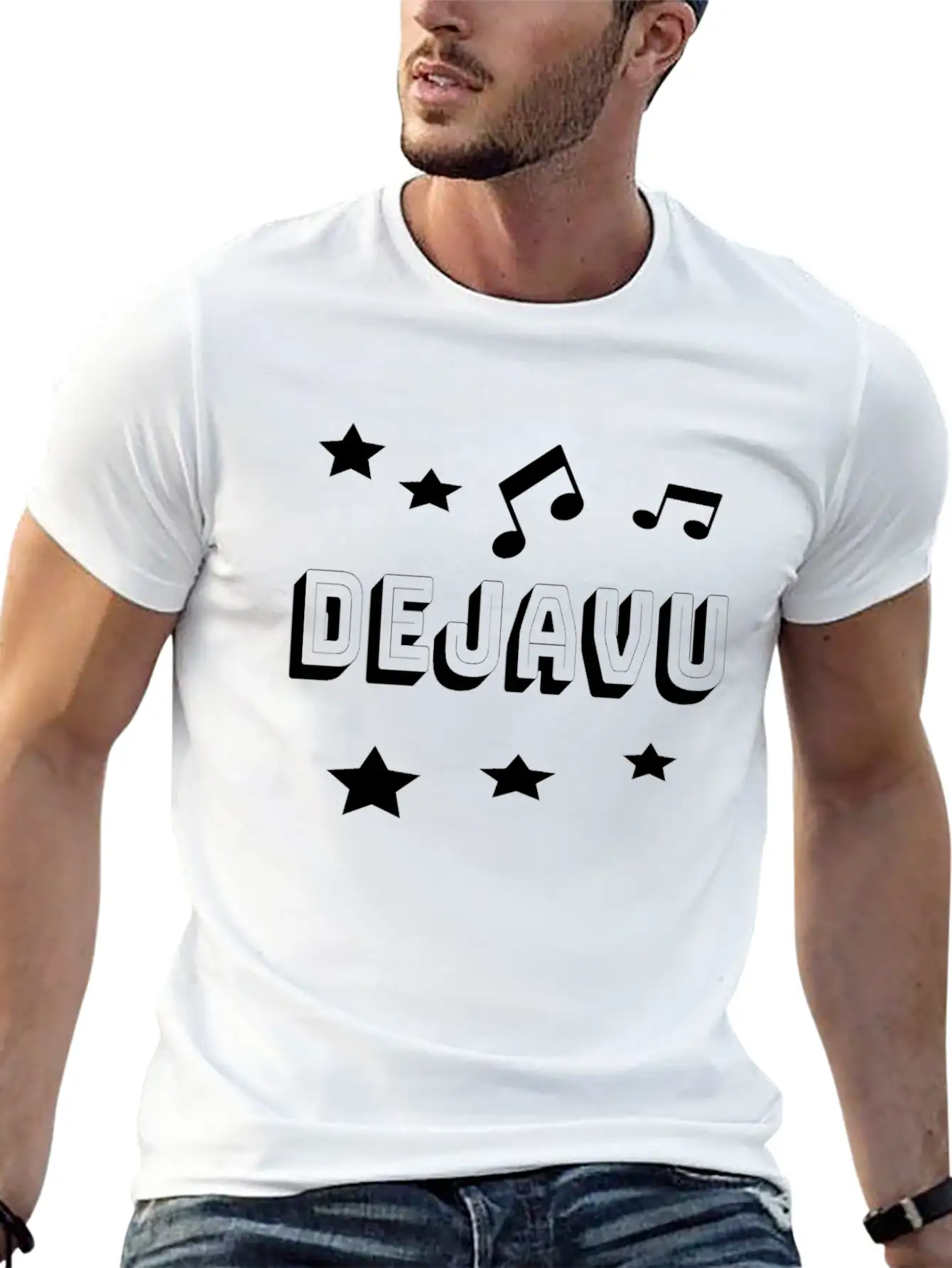 Dejavu Charts Music Fan Concert Classic Cotton Tee – Unisex Comfort For Any Season